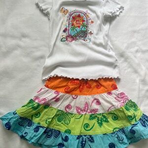 Children's Place summer skirt and shirt